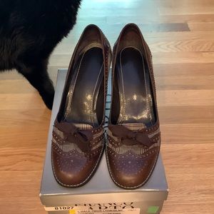 Franco Sarto Heels. Color: Brown Size: 10 Good condition Asking: $15